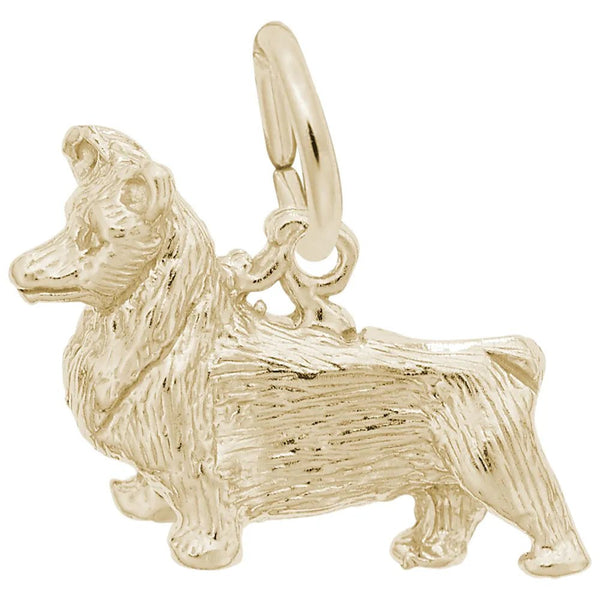 Rembrandt Charms - Pembroke Dog Charm - 2066 Rembrandt Charms Charm Birmingham Jewelry 