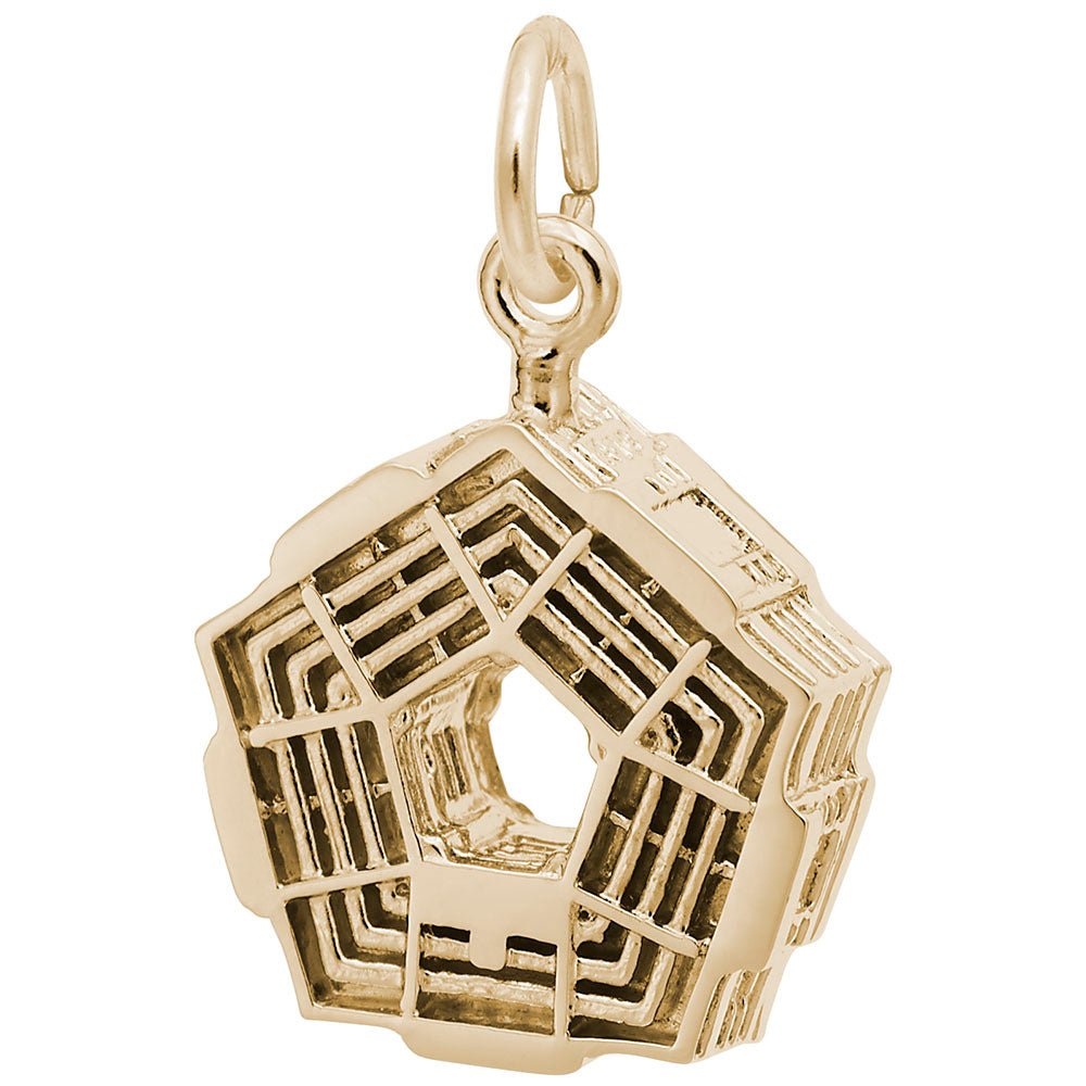 Rembrandt Charms - Pentagon Charm - 3856 Rembrandt Charms Charm Birmingham Jewelry 