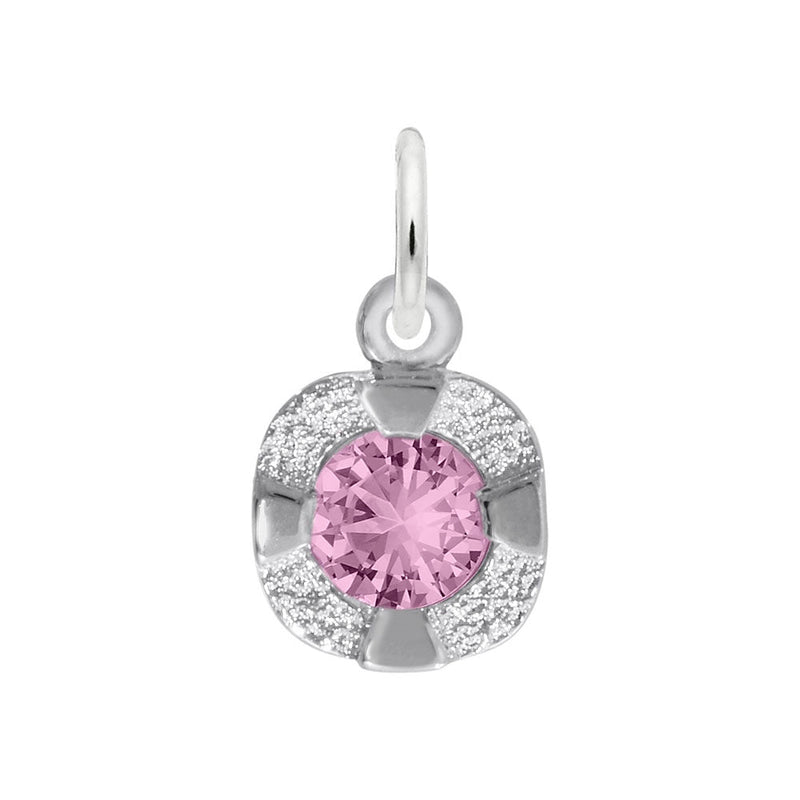 Rembrandt Charms - Petite Birthstone – Feb Charm - 1825-002 Rembrandt Charms Charm Birmingham Jewelry 