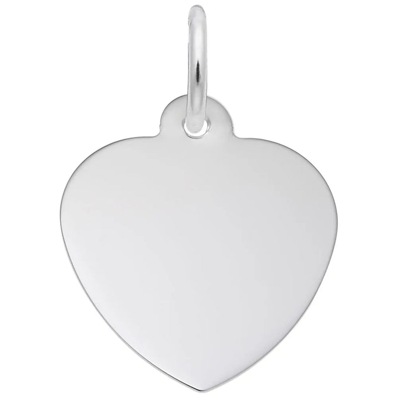 Rembrandt Charms - Petite Classic Heart Charm - 4608 Rembrandt Charms Charm Birmingham Jewelry 