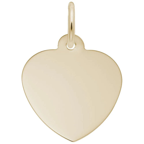 Rembrandt Charms - Petite Classic Heart Charm - 4608 Rembrandt Charms Charm Birmingham Jewelry 