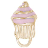 Rembrandt Charms - Pink Swirl Cupcake Charmdrop - 9187-001 Rembrandt Charms Charm Birmingham Jewelry 