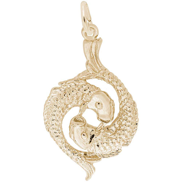 Rembrandt Charms - Pisces Charm - 4132 Rembrandt Charms Charm Birmingham Jewelry 