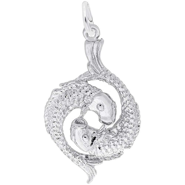 Rembrandt Charms - Pisces Charm - 4132 Rembrandt Charms Charm Birmingham Jewelry 