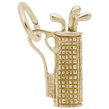 Rembrandt Charms - Plaid Golf Bag Charm - 0232 Rembrandt Charms Charm Birmingham Jewelry 