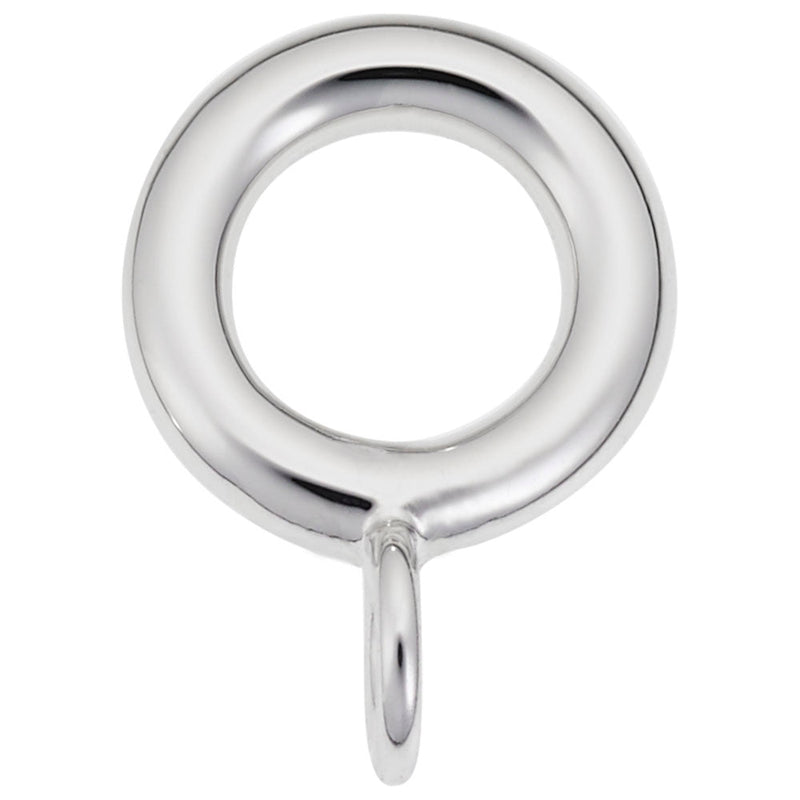 Rembrandt Charms - Polished Circle Charmdrop - 9131 Rembrandt Charms Charm Birmingham Jewelry 