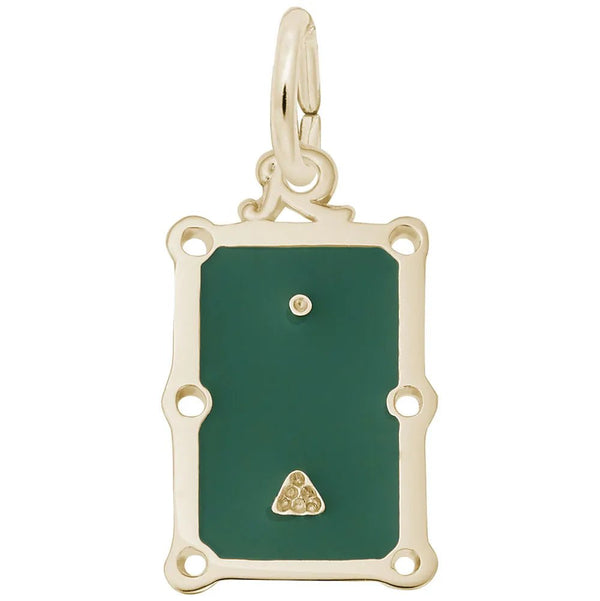 Rembrandt Charms - Pool Table Charm - 8318 Rembrandt Charms Charm Birmingham Jewelry 