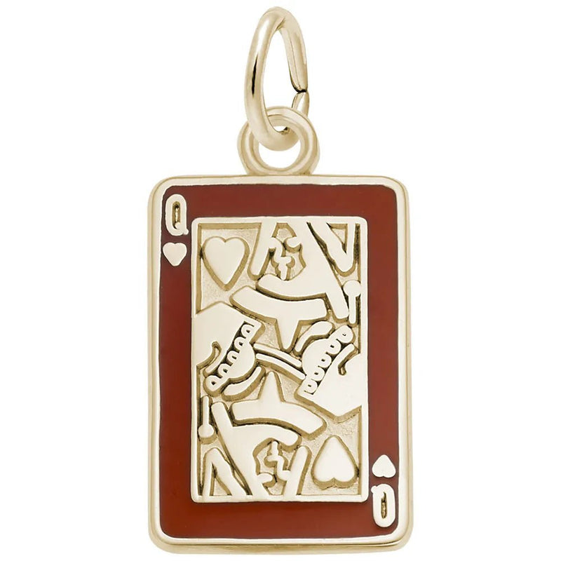 Rembrandt Charms - Queen of Hearts Charm - 8127 Rembrandt Charms Charm Birmingham Jewelry 