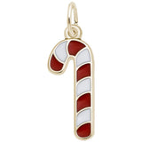 Rembrandt Charms - Red & White Candy Cane Charm - 2740 Rembrandt Charms Charm Birmingham Jewelry 