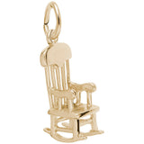 Rembrandt Charms - Rocking Chair Charm - 2474 Rembrandt Charms Charm Birmingham Jewelry 