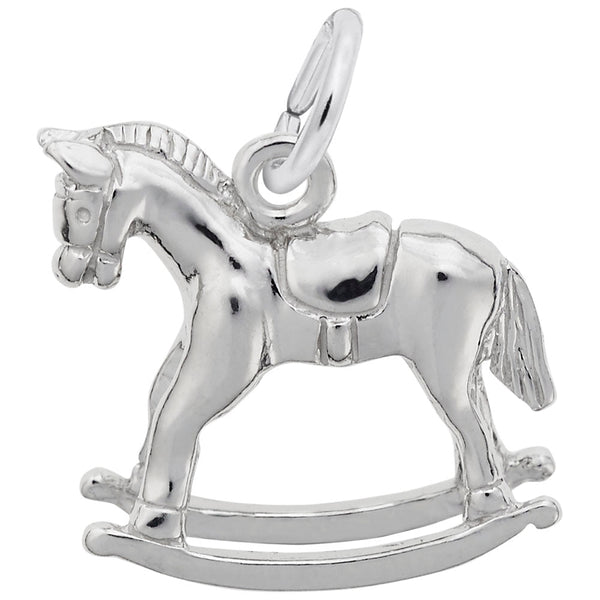 Rembrandt Charms - Rocking Horse Charm - 2636 Rembrandt Charms Charm Birmingham Jewelry 