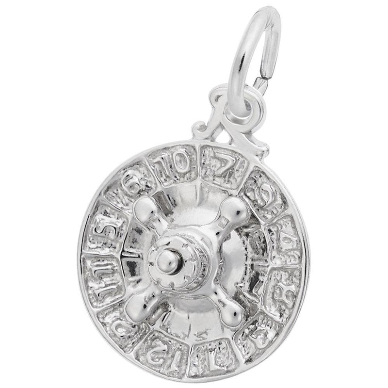 Rembrandt Charms - Roulette Wheel Charm - 1709 Rembrandt Charms Charm Birmingham Jewelry 
