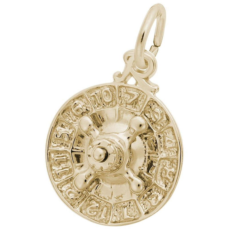 Rembrandt Charms - Roulette Wheel Charm - 1709 Rembrandt Charms Charm Birmingham Jewelry 