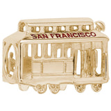 Rembrandt Charms - San Francisco Cable Car Bead - 9163 Rembrandt Charms Charm Birmingham Jewelry 