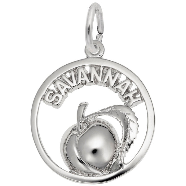 Rembrandt Charms - Savannah Peach Open Disc Charm – 3409 Rembrandt Charms Charm Birmingham Jewelry 