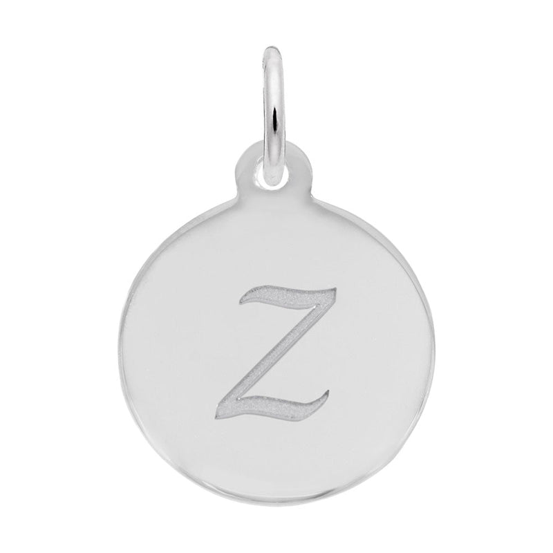 Rembrandt Charms - Script Initial Disc Charm-Letter Z - 1896-026 Rembrandt Charms Charm Birmingham Jewelry 