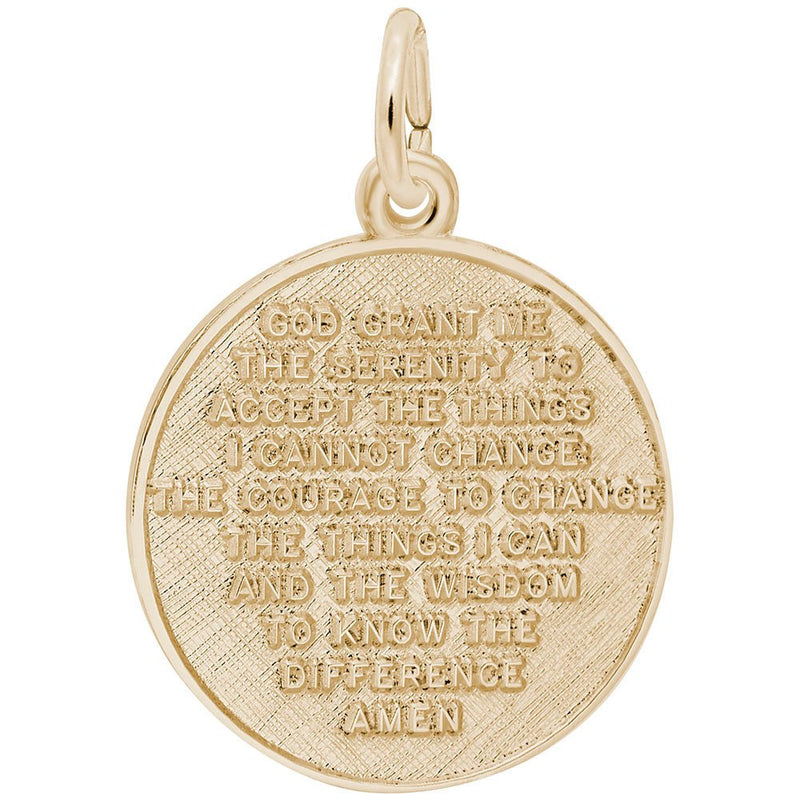 Rembrandt Charms - Serenity Prayer Charm - 8348 Rembrandt Charms Charm Birmingham Jewelry 