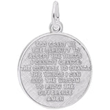 Rembrandt Charms - Serenity Prayer Charm - 8348 Rembrandt Charms Charm Birmingham Jewelry 