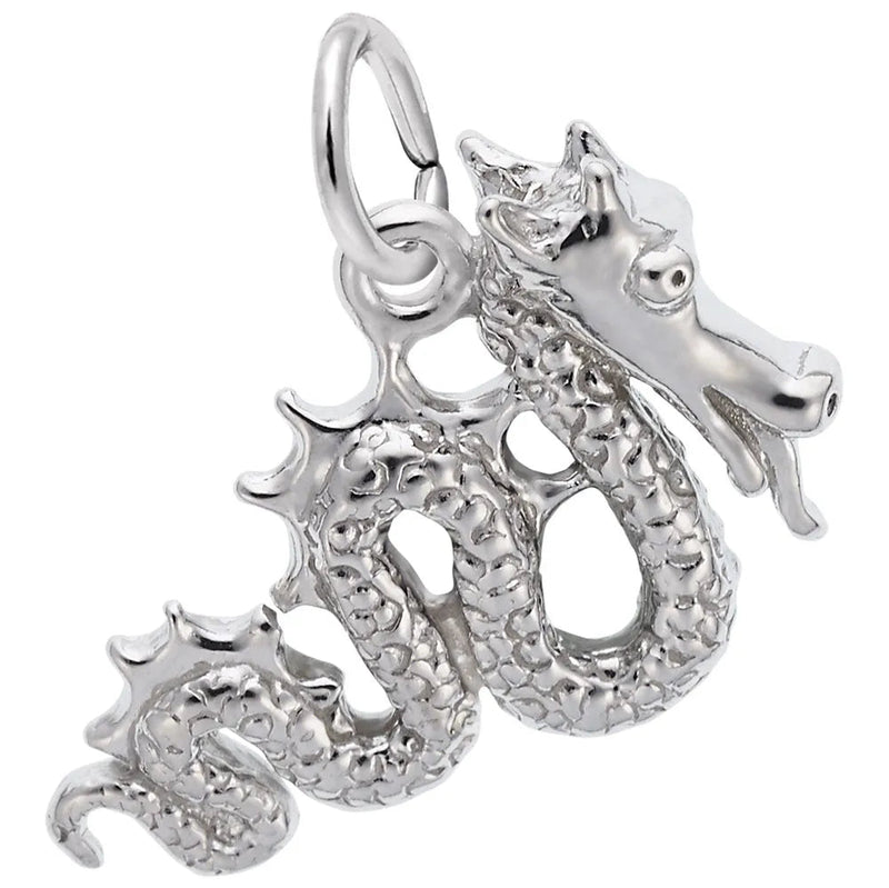 Rembrandt Charms - Serpent Dragon Charm - 1692 Rembrandt Charms Charm Birmingham Jewelry 