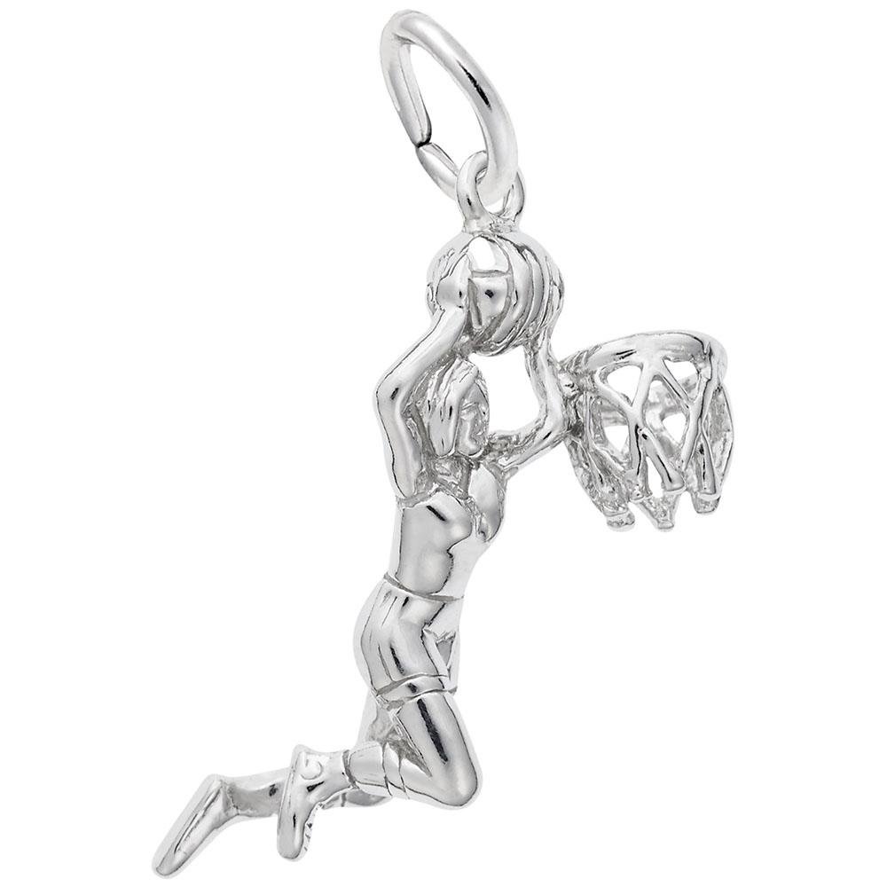 Rembrandt Charms - Slam Dunk Charm - 6207 Rembrandt Charms Charm Birmingham Jewelry 