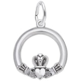 Rembrandt Charms - Small Claddagh Charm - 7793 Rembrandt Charms Charm Birmingham Jewelry 