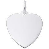 Rembrandt Charms - Small Classic Heart Charm - 4609 Rembrandt Charms Charm Birmingham Jewelry 