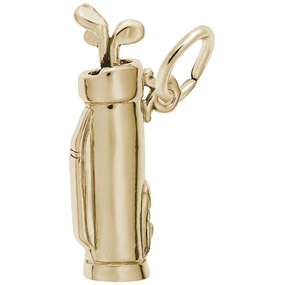 Rembrandt Charms - Small Golf Bag Charm - 8199 Rembrandt Charms Charm Birmingham Jewelry 