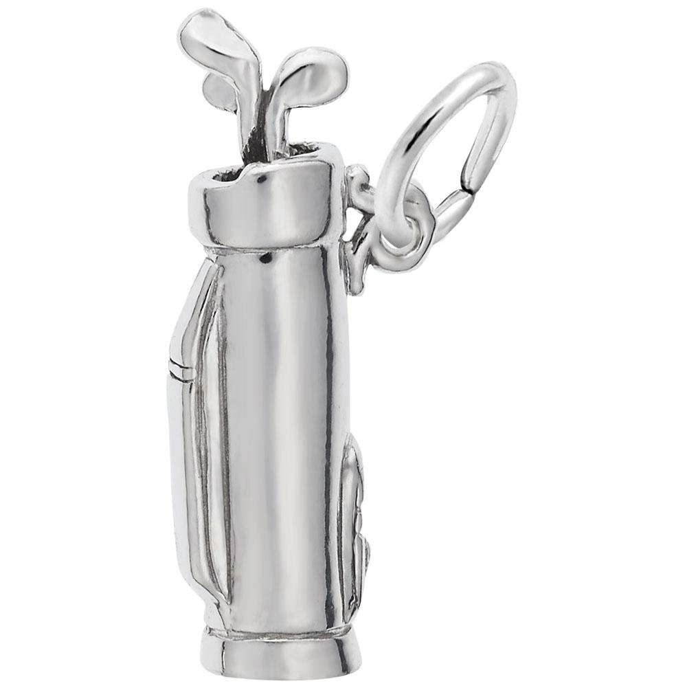 Rembrandt Charms - Small Golf Bag Charm - 8199 Rembrandt Charms Charm Birmingham Jewelry 