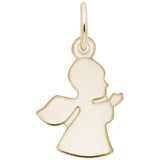 Rembrandt Charms - Small Guardian Angel Charm - 2214 Rembrandt Charms Charm Birmingham Jewelry 