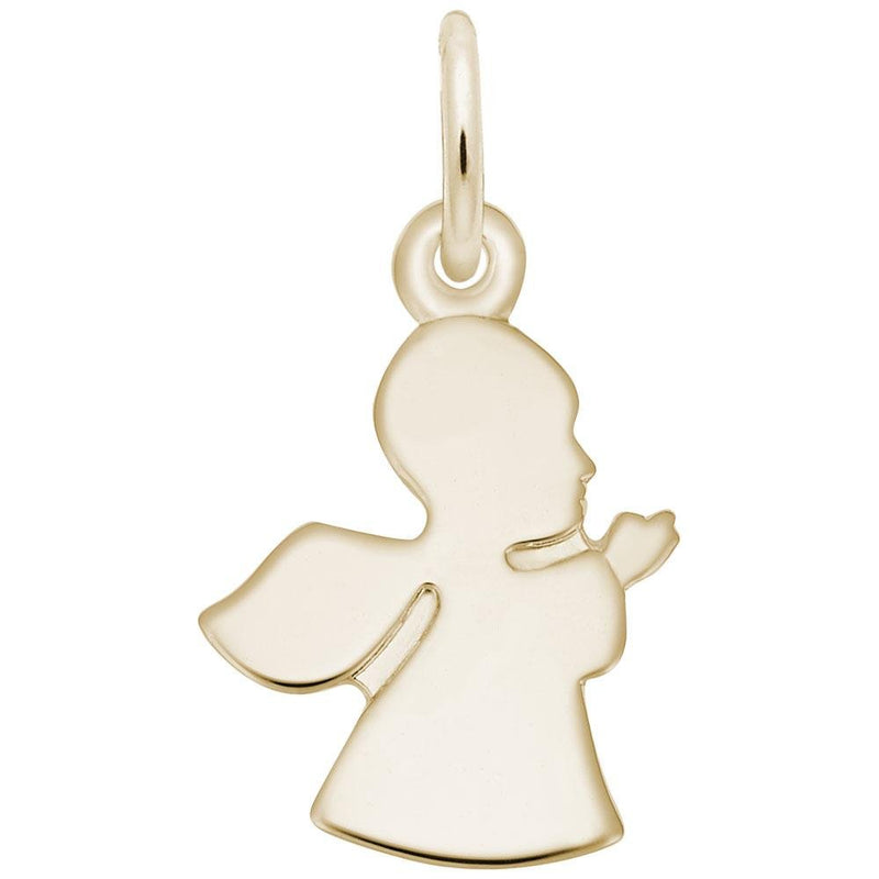 Rembrandt Charms - Small Guardian Angel Charm - 2214 Rembrandt Charms Charm Birmingham Jewelry 