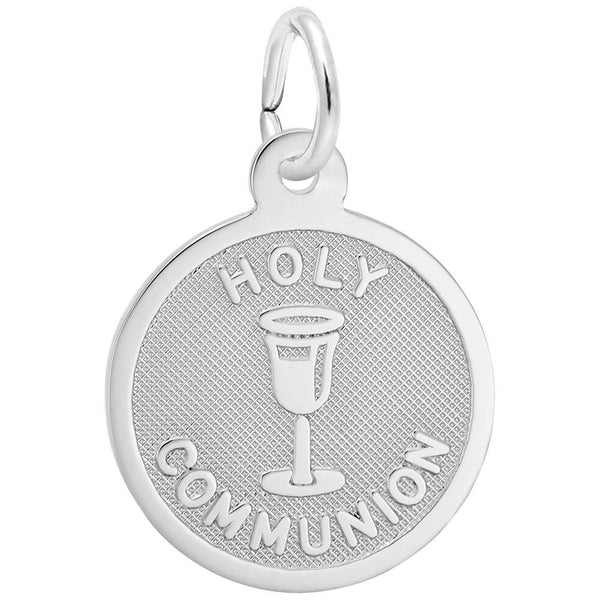 Rembrandt Charms - Small Holy Communion Disc Charm - 6532 Rembrandt Charms Charm Birmingham Jewelry 