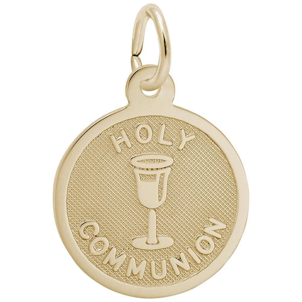 Rembrandt Charms - Small Holy Communion Disc Charm - 6532 Rembrandt Charms Charm Birmingham Jewelry 