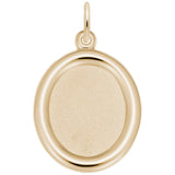 Rembrandt Charms - Small Oval Photoart Charm - 8615 Rembrandt Charms Charm Birmingham Jewelry 