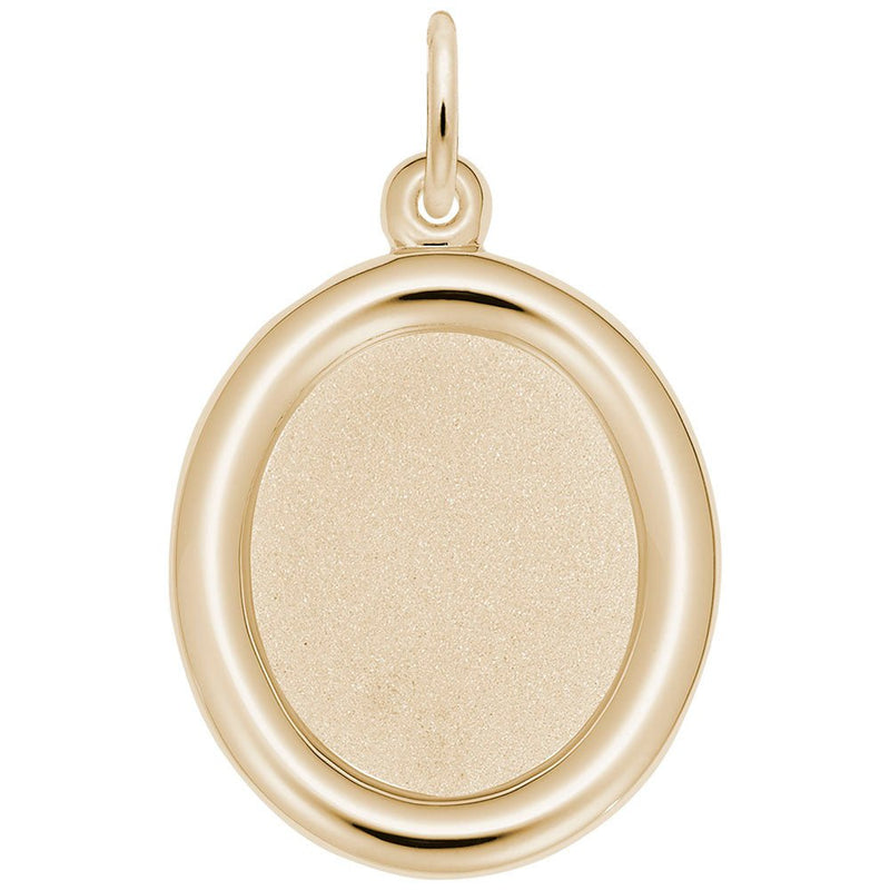 Rembrandt Charms - Small Oval Photoart Charm - 8615 Rembrandt Charms Charm Birmingham Jewelry 