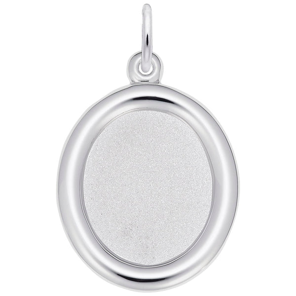 Rembrandt Charms - Small Oval Photoart Charm - 8615 Rembrandt Charms Charm Birmingham Jewelry 