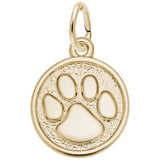 Rembrandt Charms - Small Paw Print Charm - 5664 Rembrandt Charms Charm Birmingham Jewelry 