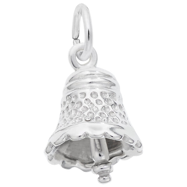 Rembrandt Charms - Small Speckled Bell Charm - 0829 Rembrandt Charms Charm Birmingham Jewelry 