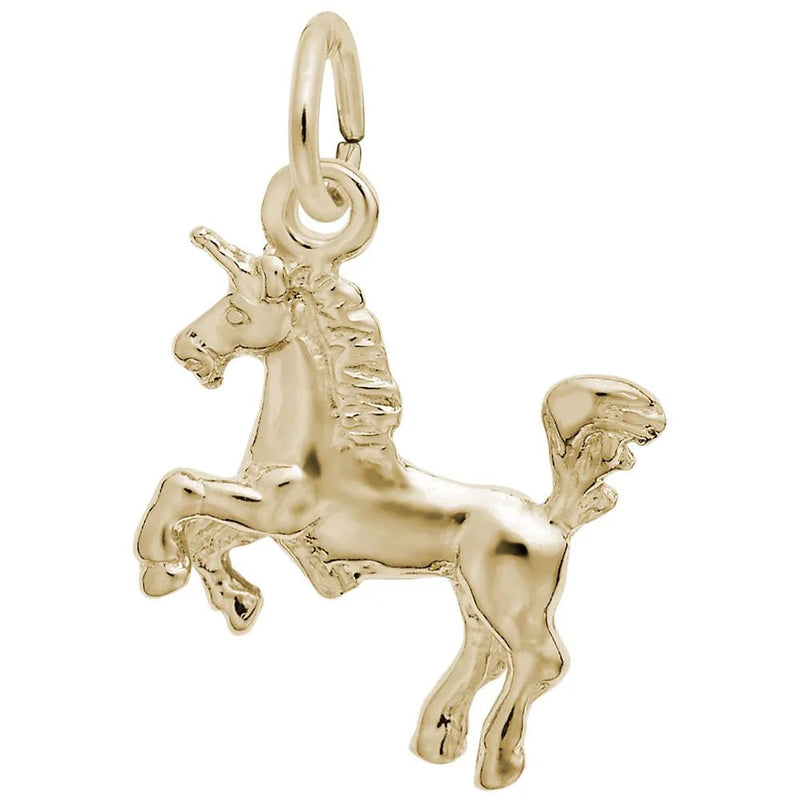 Rembrandt Charms - Small Unicorn Charm - 5541 Rembrandt Charms Charm Birmingham Jewelry 
