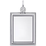 Rembrandt Charms - Small Vertical Rectangle Photoart Charm - 8627 Rembrandt Charms Charm Birmingham Jewelry 