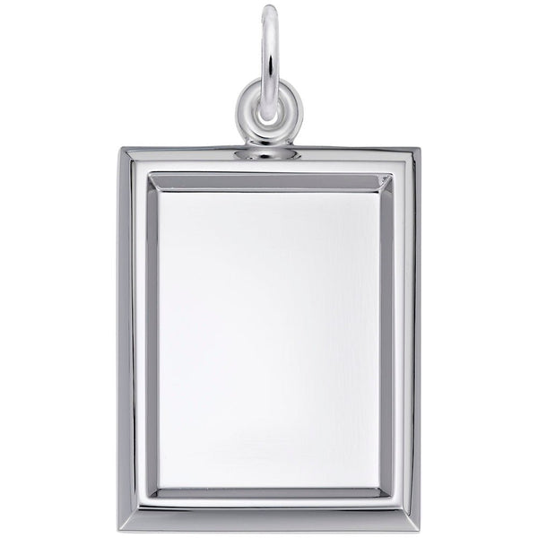 Rembrandt Charms - Small Vertical Rectangle Photoart Charm - 8627 Rembrandt Charms Charm Birmingham Jewelry 