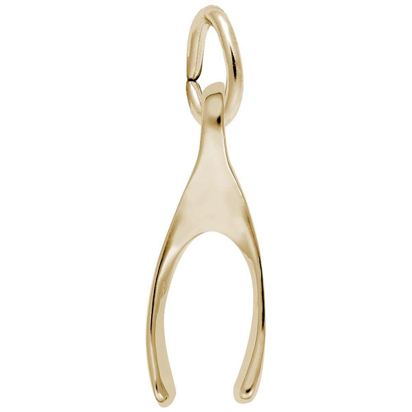 Rembrandt Charms - Small Wishbone Charm - 0676 Rembrandt Charms Charm Birmingham Jewelry 