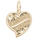 Rembrandt Charms - Someone Special Hugs & Kisses Heart Charm - 6131 Rembrandt Charms Charm Birmingham Jewelry 