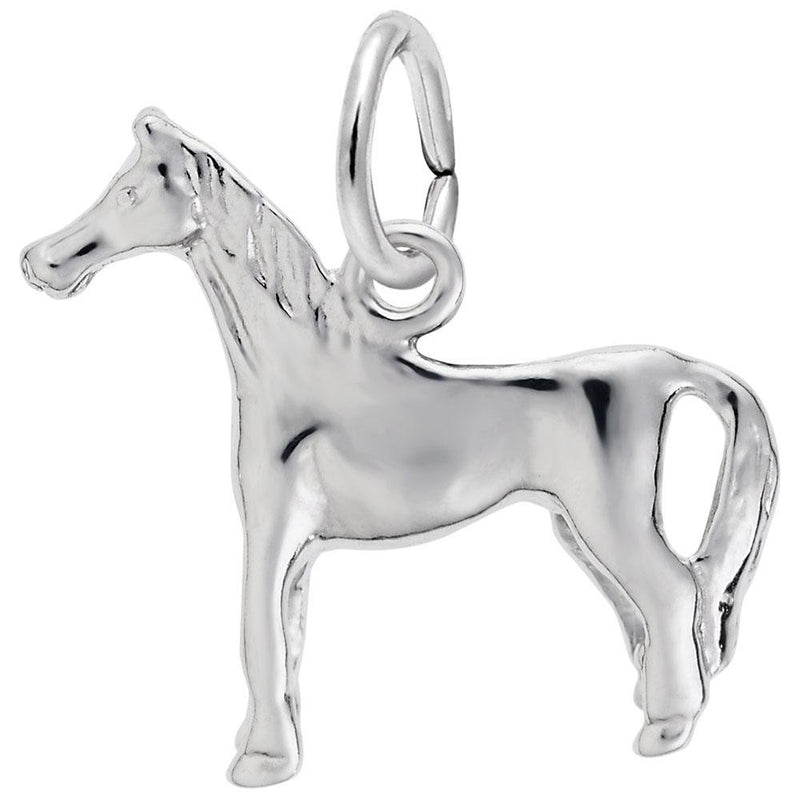 Rembrandt Charms - Standing Horse Charm - 0413 Rembrandt Charms Charm Birmingham Jewelry 