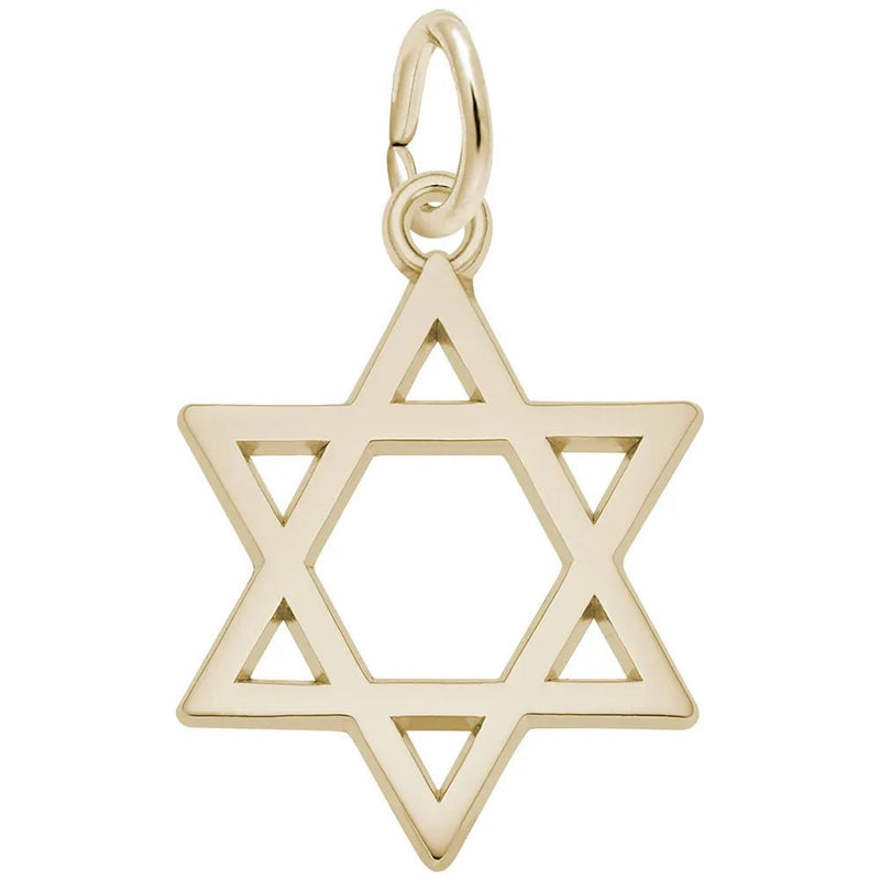 Rembrandt Charms - Star of David Charm - 2642 Rembrandt Charms Charm Birmingham Jewelry 