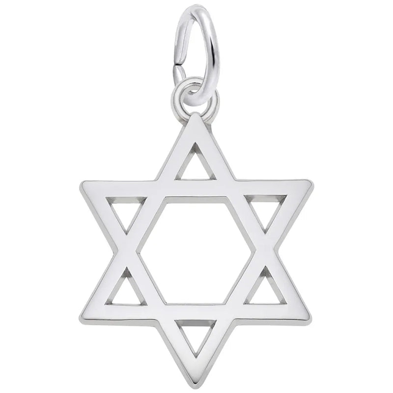 Rembrandt Charms - Star of David Charm - 2642 Rembrandt Charms Charm Birmingham Jewelry 