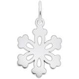 Rembrandt Charms - Stellar Plate Snowflake Charm - 4484 Rembrandt Charms Charm Birmingham Jewelry 