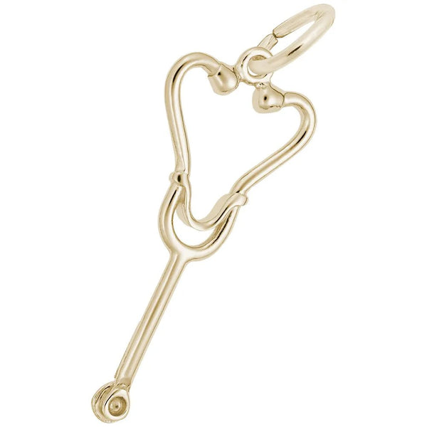 Rembrandt Charms - Stethoscope Charm - 1991 Rembrandt Charms Charm Birmingham Jewelry 