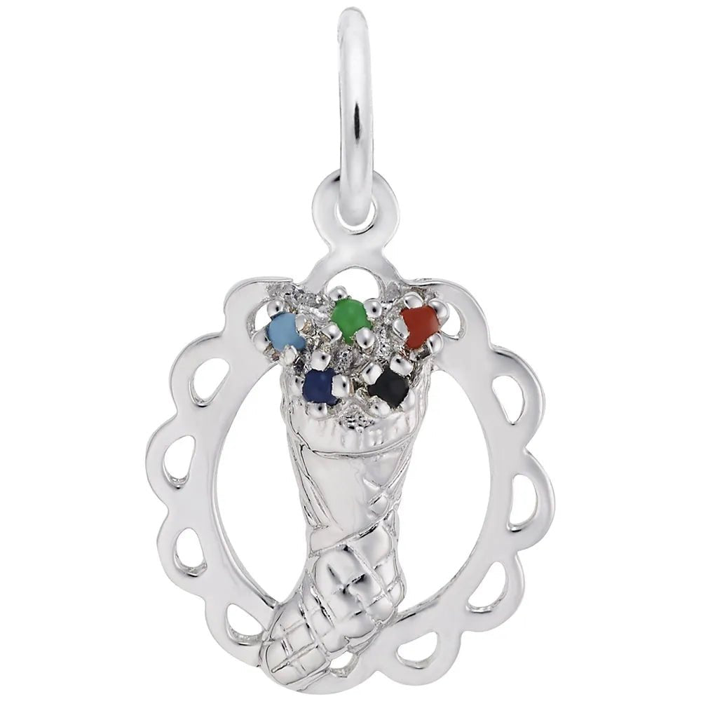 Rembrandt Charms - Stocking Full of Joy Charm - 0617 Rembrandt Charms Charm Birmingham Jewelry 