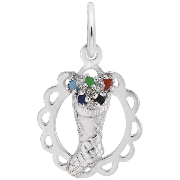 Rembrandt Charms - Stocking Full of Joy Charm - 617 Rembrandt Charms Charm Birmingham Jewelry 