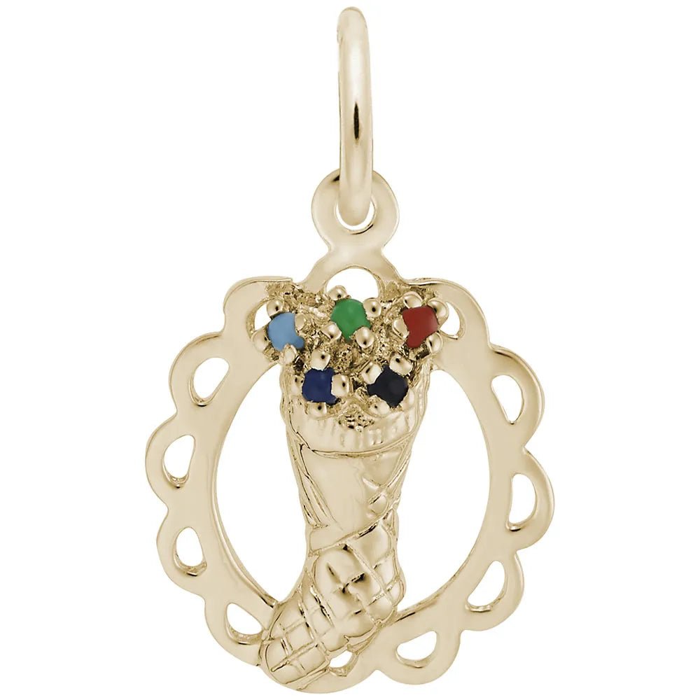 Rembrandt Charms - Stocking Full of Joy Charm - 0617 Rembrandt Charms Charm Birmingham Jewelry 